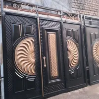انواع درب آماده حیاطی اهنی وحیاط