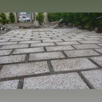 اجرای سنگ سرامیک موزاییک واش بتن