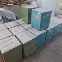 پاف مکعبی چرم صندلی انتظار