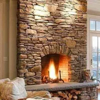 شومینه هیزمی گازی کباب پز تنور آجر کاری سنتی