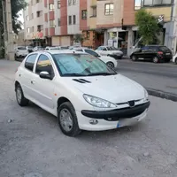 پژو 206 تیپ ۳، مدل ۱۳۸۸ سفید عروسک|خودرو سواری و وانت|شیراز, شهرک گلستان|دیوار