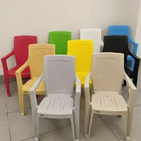 صندلی نشکن مقاوم درجه یک توری دسته دار پلاستیکی