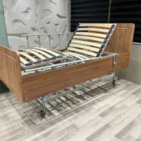 تخت بیمار تمام برقی چوبی بارویه طبی
