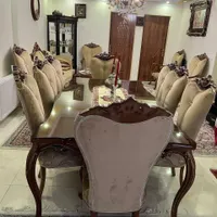 میز ناهار خوری ۸ نفره ( استیل)