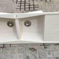 سینک ظرفشویی گرانیتی سفید