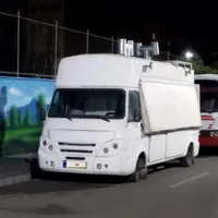 مینی بوس فست فود سیار با موتور تازه تعمیرشده اساسی
