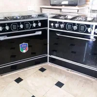 اجاق گاز ۵ شعله طرح فر لعابی