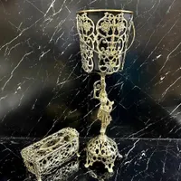 مدل های از سطل و جا دستمال برنزی ماهانی|صنایع دستی و سایر لوازم تزئینی|تهران, ملک‌آباد|دیوار