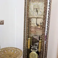 بوفه ساعت استاده میز جا میوه برنز در حد نو|بوفه، ویترین، کنسول|رفسنجان, |دیوار