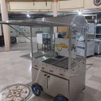 فر فلافلی خیابانی ساندویچی چرخ دار گاری سیار متحرک