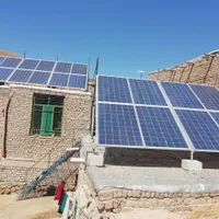 برق خورشیدی پنل خورشیدی سیستم نیروگاه باتری لیتیوم