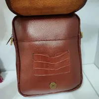 کیف چرم اصل دوشی کراس بادی قهوه‌ای جادار چرم طبیعی|کیف، کفش، کمربند|تهران, امیریه|دیوار