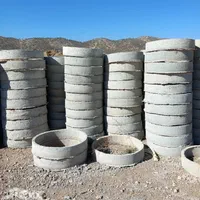 حلقه چاه بلوک تیرچه. آجر //