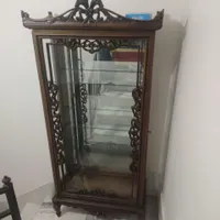ویترین چوبی آینه دار