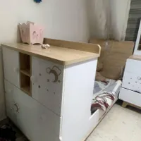 تخت کودک نوجوان نوزاد ۴ منظوره شرکتی وکیوم بامبینو|تخت و سرویس خواب|تهران, جمهوری|دیوار