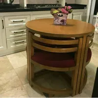 میز نهار خوری کم جا ۴ نفره