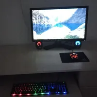 کامپیوتر کامل نسل هفتم لوازم RGB +مانیتور22 اینچ|رایانه رومیزی|رشت, جانبازان|دیوار