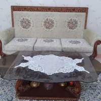 مبل استیل هشت نفره به همراه ناهار خوری|مبلمان خانگی و میز عسلی|تهران, کوی فراز|دیوار