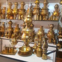 تندیسان گازی سماور ذغالی برنجی زغالی منقل سماوری