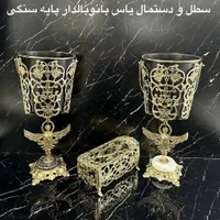 مدل های از سطل و جا دستمال برنزی ماهانی|صنایع دستی و سایر لوازم تزئینی|تهران, ملک‌آباد|دیوار