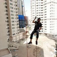 خدمات پیچ و روپلاک نما.بدون داربست.راپل طناب کار