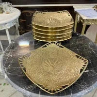 پیش دستی هندی قلم کاری برنزی