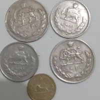 سکه شاهی  نقره اصل دکوراسیونی|کلکسیون سکه، تمبر، اسکناس|تهران, زیبادشت|دیوار