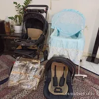 گهواره / کالسکه / کری یر / ساک بچه / کاور|کالسکه و لوازم جانبی|تهران, شمس‌آباد|دیوار