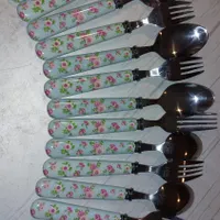 قاشق چنگال غذا خوری ست ۶ نفره پینک مور اصل|ظروف سرو و پذیرایی|تهران, فاطمی|دیوار