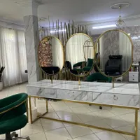 کنسول ۶نفره صندلی پدیکور و تخت مژه