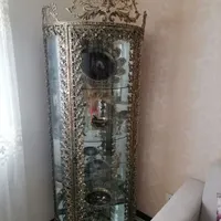بوفه و ساعت ایستاده یا برنزی یا برنجی|بوفه، ویترین، کنسول|پرند, |دیوار