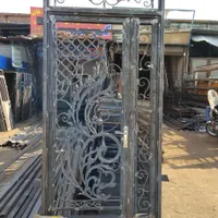 ساختمان درب ورودی حیاط چهارچوب پنجره حفاظ در