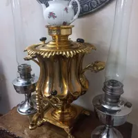 سماور زغالی ۱۳ کیلویی  روسی عتیقه قدیمی ذغالی|کلکسیون اشیاء عتیقه|تهران, ائمه اطهار|دیوار