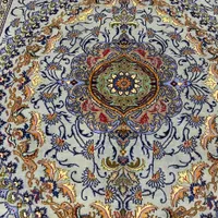 فرش دستباف کرک قم ۴۰ رج اعلا رنگ طوسی|فرش|کرج, مشکین‌دشت|دیوار