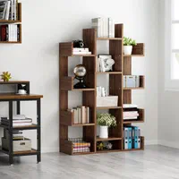 بوفه و کتابخانه مدل کاکتوس۲ قهوه ای