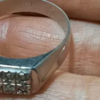 حلقه پلاتین بسیار با کیفیت وبراق قدیمی|جواهرات|تهران, استخر|دیوار