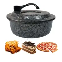 کیک پز برقی 3 کاره کف گرانیت نچسپ اصلی قابلمه کیک