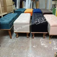 پاف صندوق دار و نیمکت صندوق دار