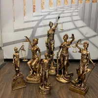 مجسمه فرشته الهه عدالت ترازو وکالت دکوری