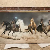 تابلو ی سرامیکی نقش اسب
