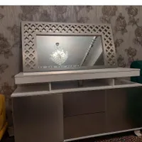 میز کنسول  نقره ای|بوفه، ویترین، کنسول|رفسنجان, |دیوار