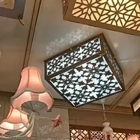 لوستر مربعی سایز40|لوستر و چراغ آویز|تبریز, |دیوار