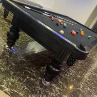 میز بیلیارد تمام چوب بوفالو با تمامی لوازم