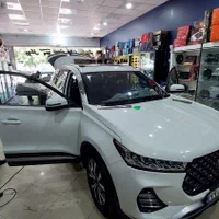 برچسب کنسول و کابین..شیشه دودی یووی جلو