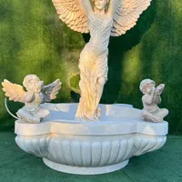 آبنما مجسمه فرشته فایبرگلاس گلدان نیمکت باربیکیو