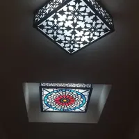 لوستر مربعی سایز40|لوستر و چراغ آویز|تبریز, |دیوار