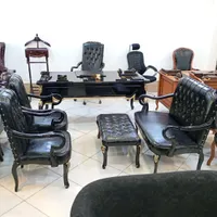 مبلمان کلاسیک اداری میز مدیریت صندلی چستر نیمست|مبلمان اداری|تهران, شهرک شریفی|دیوار