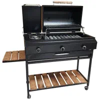 کباب پز باربیکیو ذغالی گازی چدن دار S212