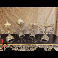 ظروف پذیرایی طرح برنزی طرح برنجی