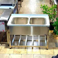 تک لگن وان سینک دو لگن سینک صنعتی سینک پرسی